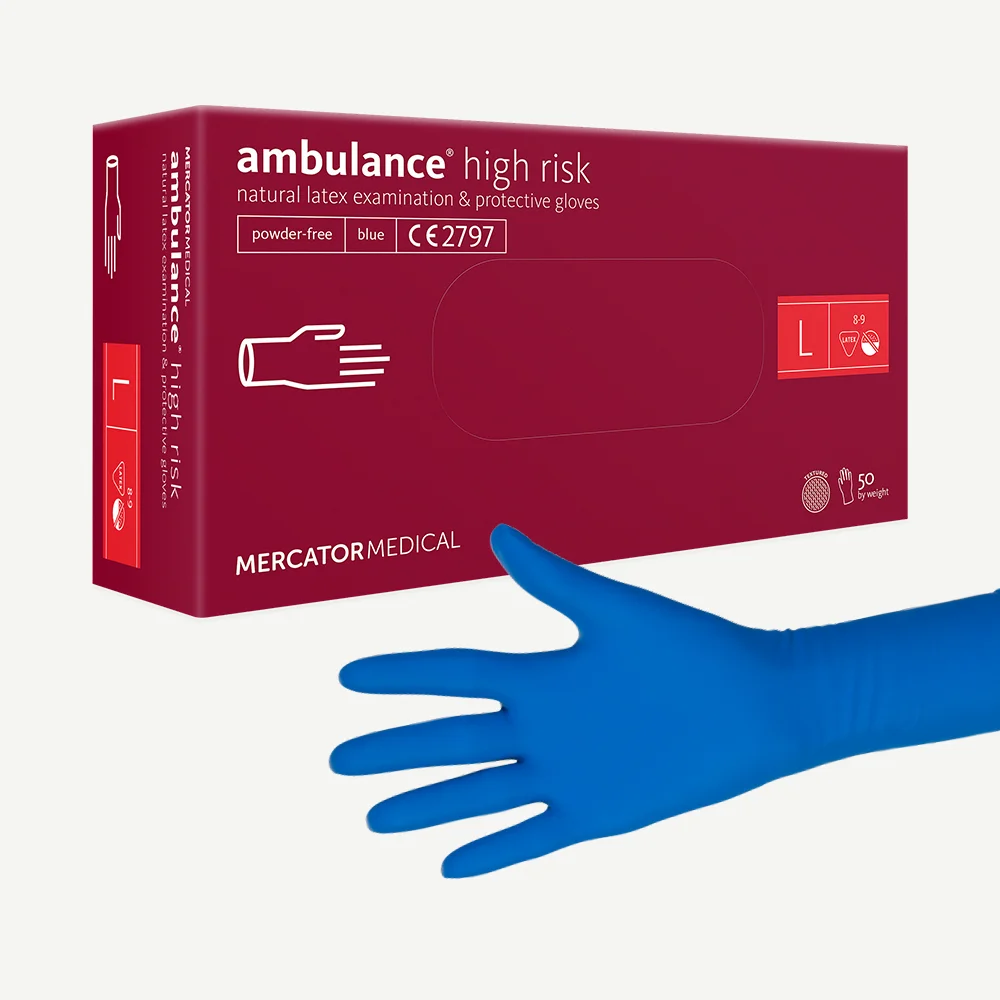 Ambulance high risk a50 L - latex powder-free gloves